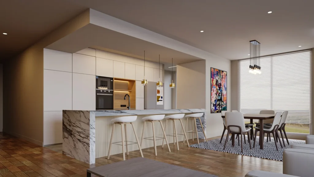 Cocina GYG: la cocina abierta al salón