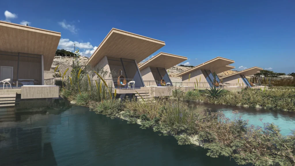 Glamping Armero: los módulos junto al agua