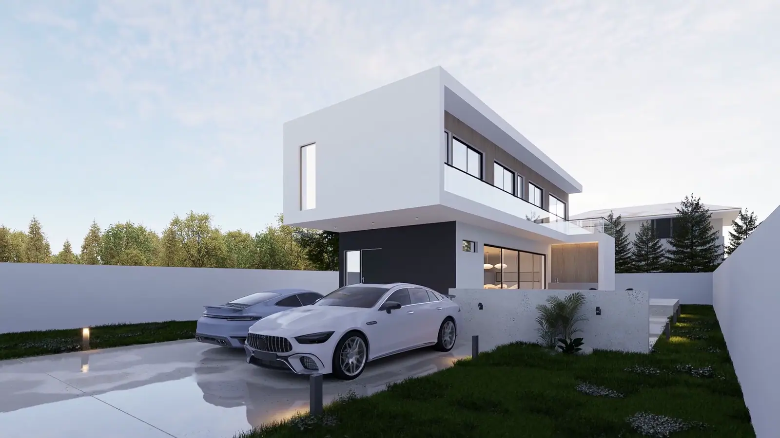 Villas de Almardá, en Sagunto: la vivienda vista desde la calle